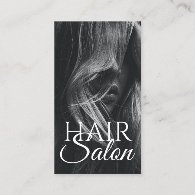 Hair Salon  Business Card (Front)