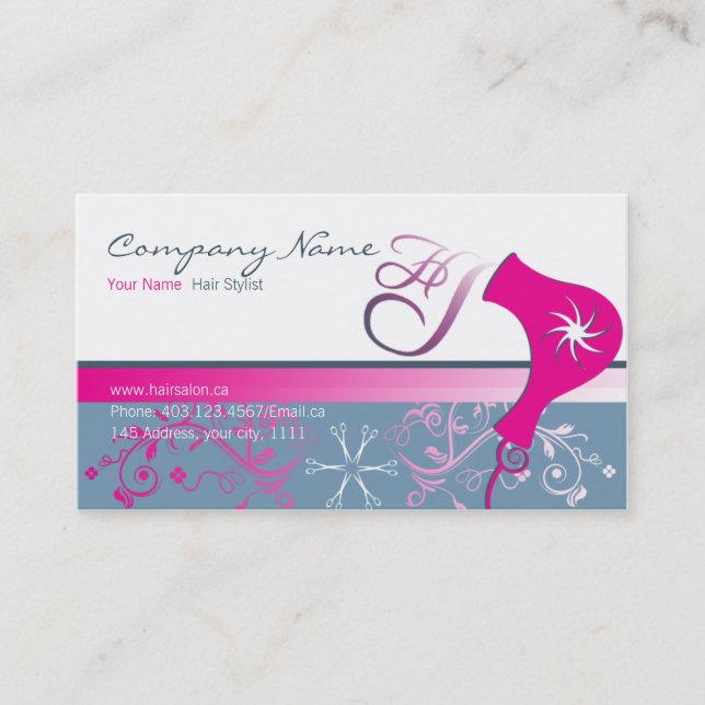 hair salon business card (Front)