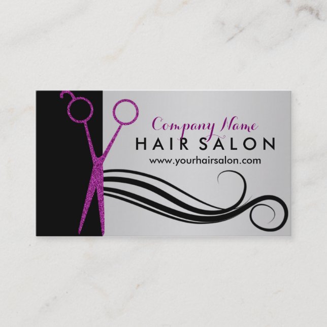 Hair salon business card (Front)