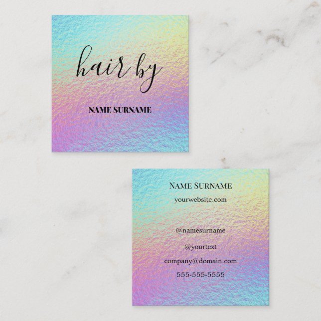 Hair Salon Business Card (Front/Back)