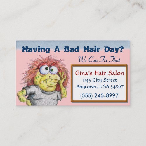 Hair Salon Business Card Templates