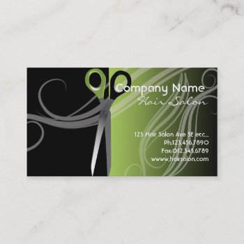 Hair Salon Business Card by chandraws at Zazzle