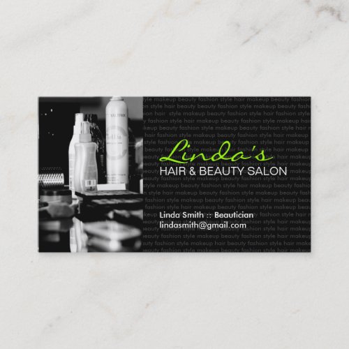 Hair Salon Business Card