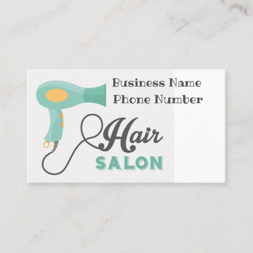 Hair Salon Business Card