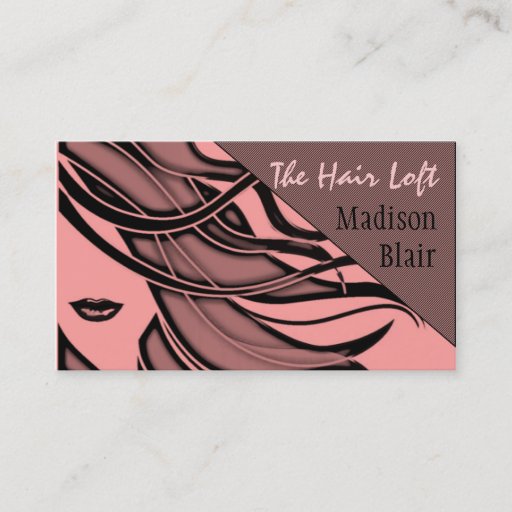 Customizable Hair Salon Business Card
