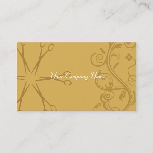 Customizable Hair salon business card