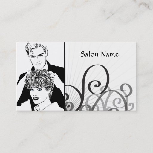 Customizable Hair Salon Business Cards