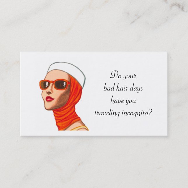 Hair Salon Business Card (Front)
