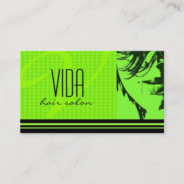 Hair Salon Business Card (Front)