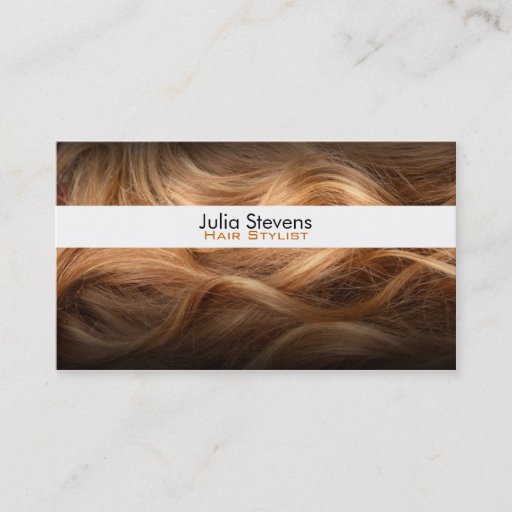 Customizable Hair salon business card