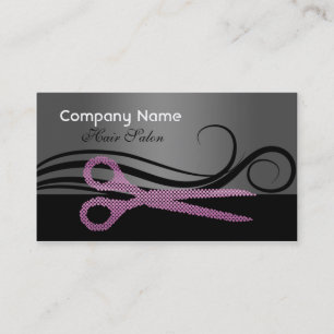Hair salon business card and appointment card