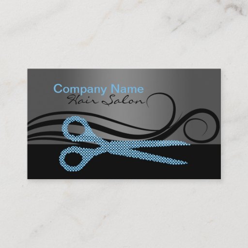 Customizable hair salon business cards