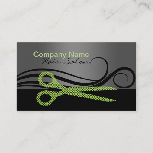 Customizable hair salon business cards