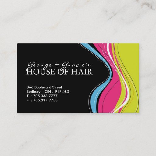 Customizable Hair Salon Business Cards