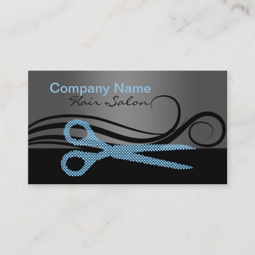 Customizable hair salon business cards
