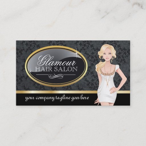 Customizable Hair Salon Business Cards