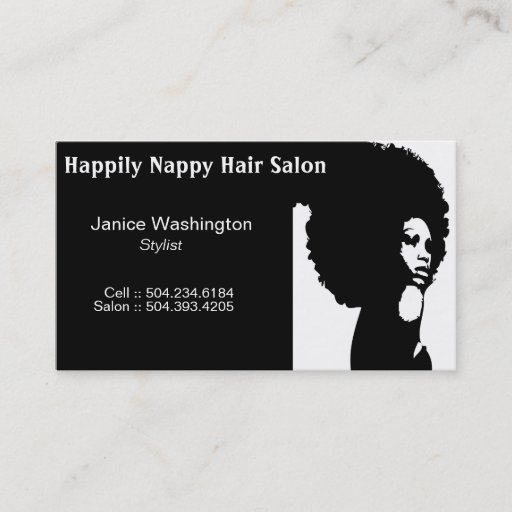 Customizable Hair Salon Business Cards