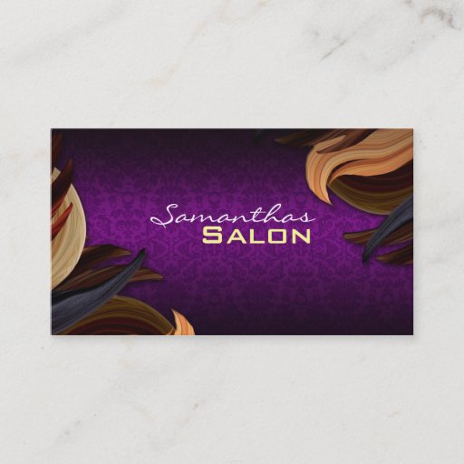 Customizable Hair Salon Business Cards