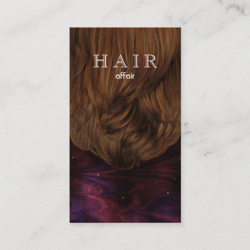 Customizable Hair Salon Business Cards Pink Black