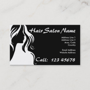 Hair Salon Business Theme Collection Card
