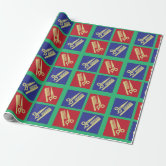 Scissors & Combs Hair Stylist Patterns Wrapping Paper Sheets, Zazzle