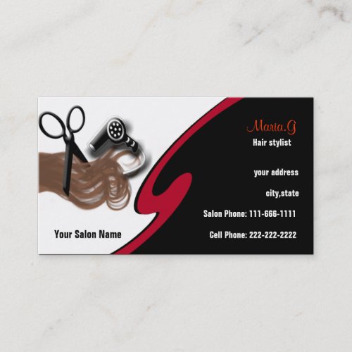 Hair Salon businesscards Business Card
