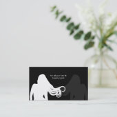 Hair Salon businesscards Business Card (Standing Front)