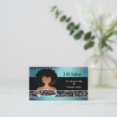 Hair Salon businesscards Business Card (Standing Front)
