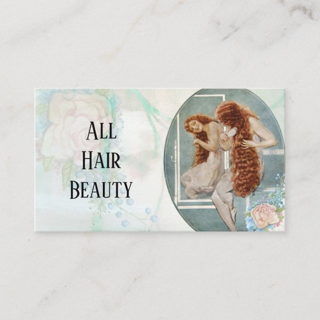 Hair Salon discount offer hairdresser Loyalty Card (Front)