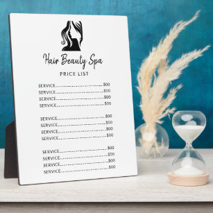 Beauty Salon Price List Home Decor Furnishings Pet Supplies