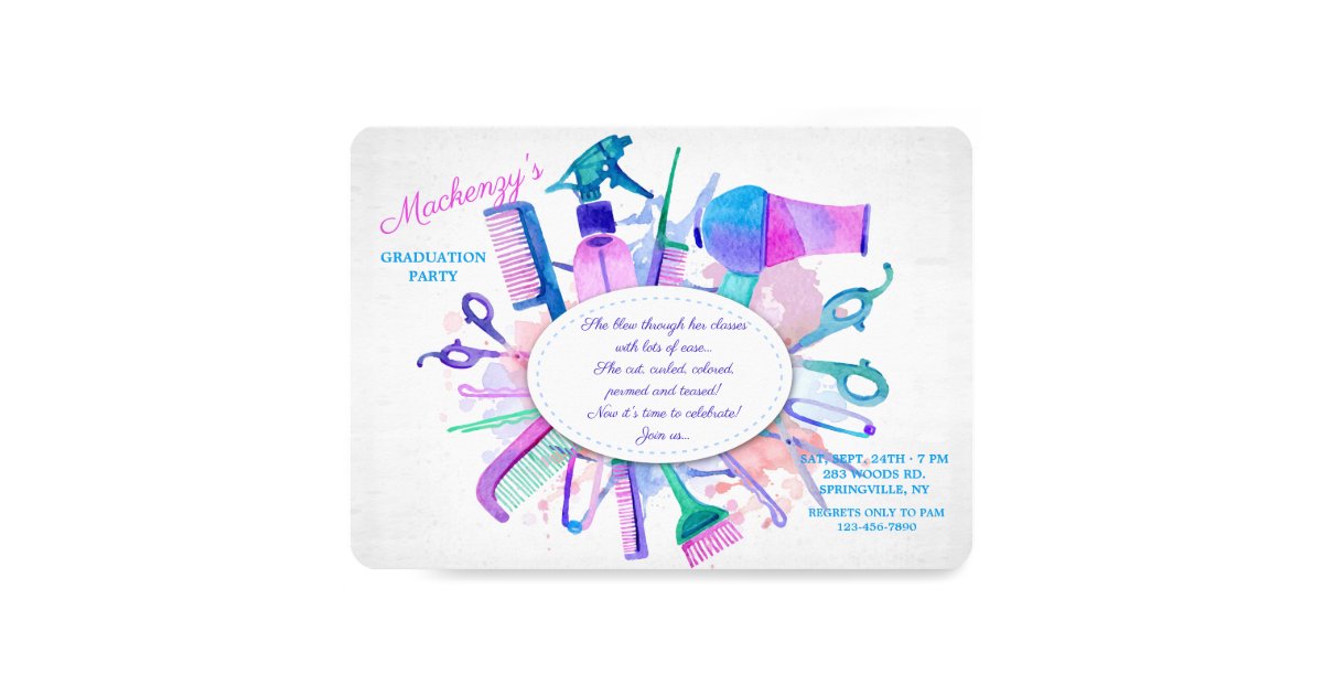 Hair Salon Elements Invitation