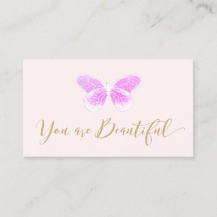 Hair Salon  Glitter Butterfly Appointment Reminder