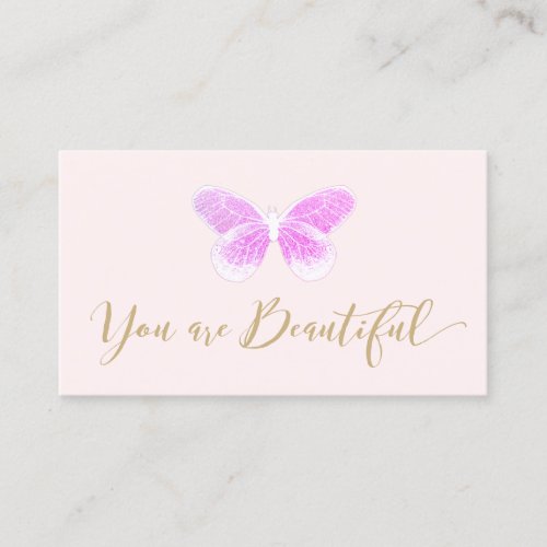 Hair Salon  Glitter Butterfly Appointment Reminder