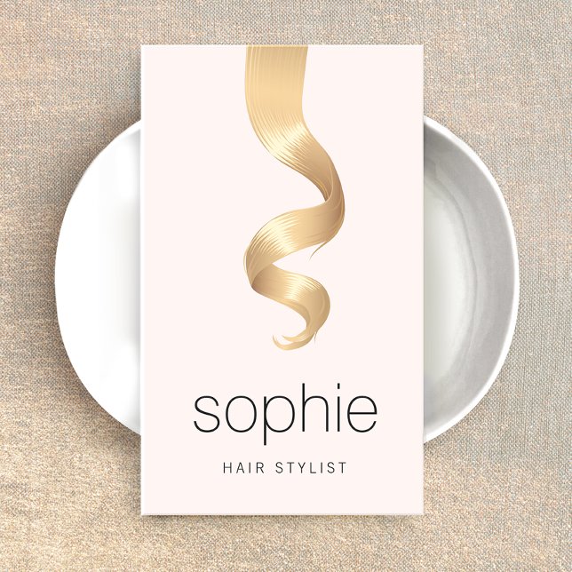 Hair Salon Hair Stylist, Colorist Business Card (Creator Uploaded)
