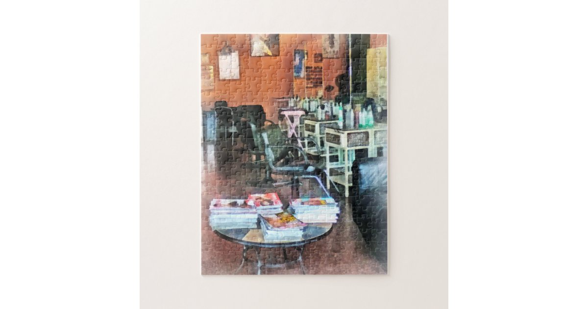 Hair Salon Jigsaw Puzzle Zazzle