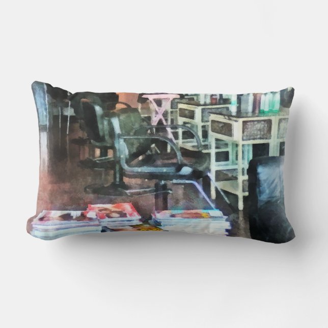 Hair Salon Lumbar Pillow (Front)