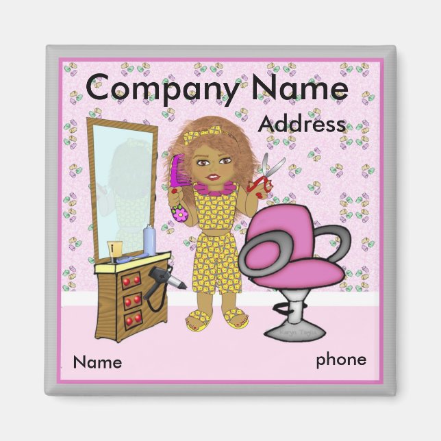 Hair Salon Magnet (Front)