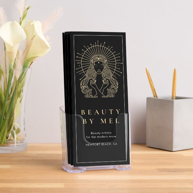 Hair Salon Makeup Lashes Beauty Tarot Mystical Brochure (Insitu)