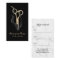 Hair Salon Modern Black & Gold Hair Appointment