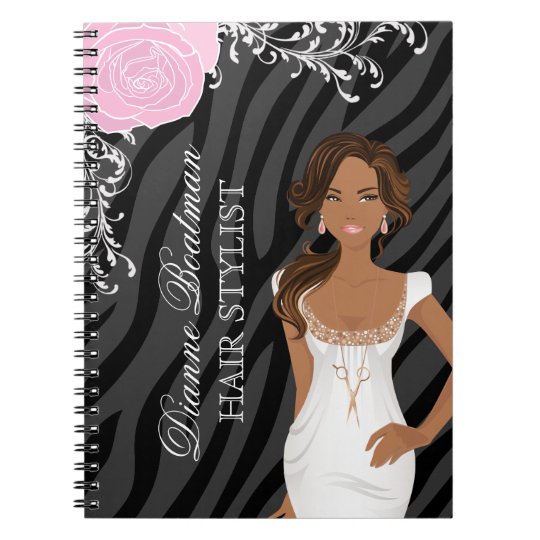 Hair Salon Note Book Appointment Book Zazzle Com
