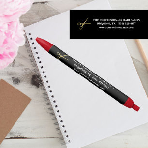 Hair Salon Personalized Promotional Marketing Pen