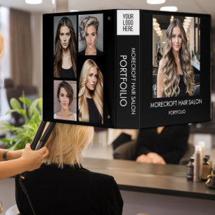 Hair Salon Portfolio Binder – Custom Design