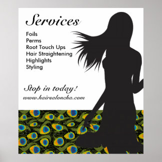 Black Hair Salon Posters | Zazzle