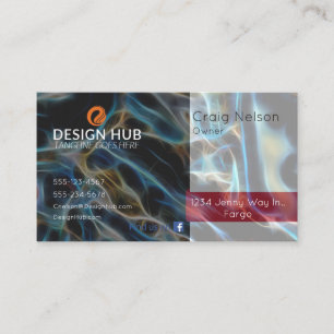 Hair salon professional business card