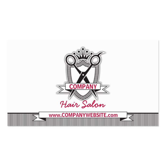 Hair Salon Professional Modern Business Card