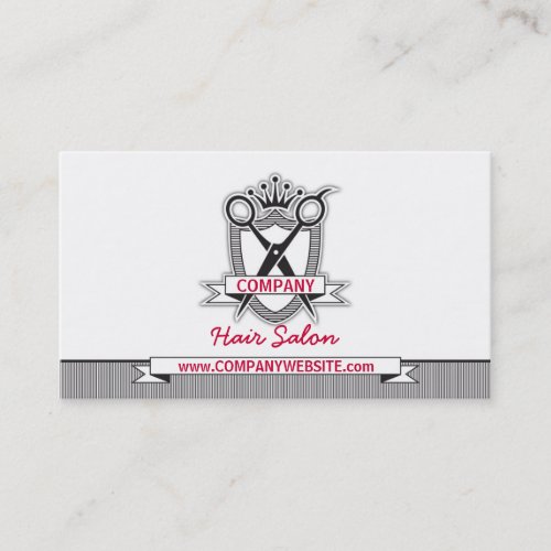 Hair Salon Professional Modern Business Card