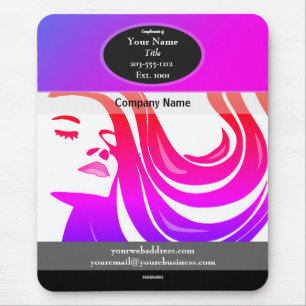 Hair Salon Promotional Mouse Pad - HAMbyWG