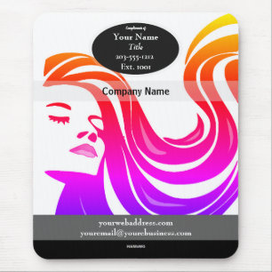 Hair Salon Promotional Mouse Pad - HAMbyWG