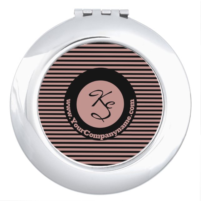 Hair Salon Promotional Product  Compact Mirror (Front)