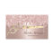 Hair Salon Rose Gold Glitter Drips Appointment